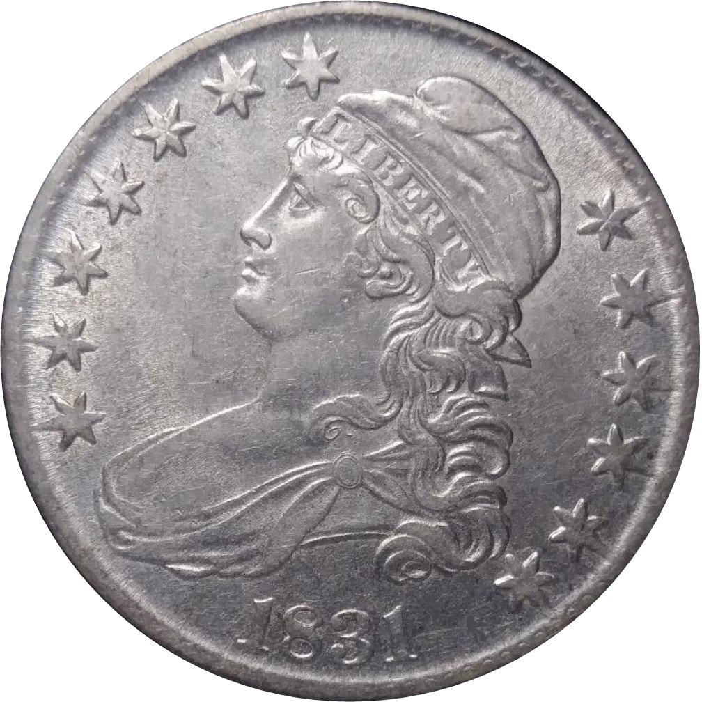 1831-Capped-Bust-Half-Dollar---Overton-115---Rarity-4